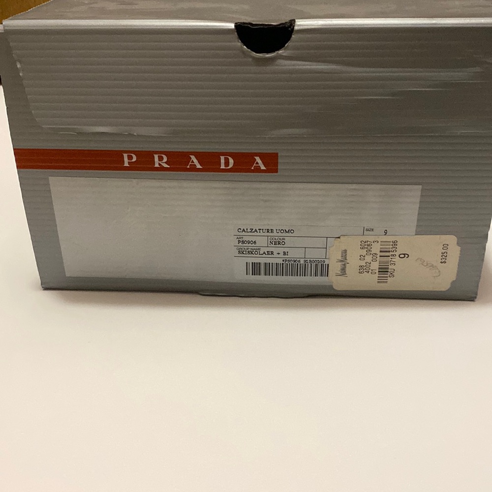 Prada gym shoes with travel bag